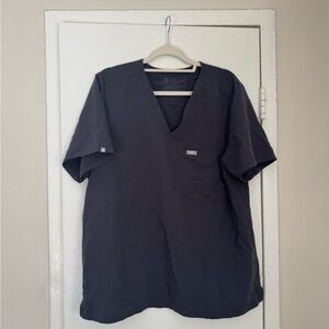 Figs Charcoal XXL Scrub Top
